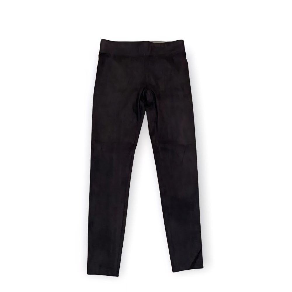 NWT SUEDE-LIKE ANN TAYLOR BLACK LEGGINGS XXS - Picture 2 of 8